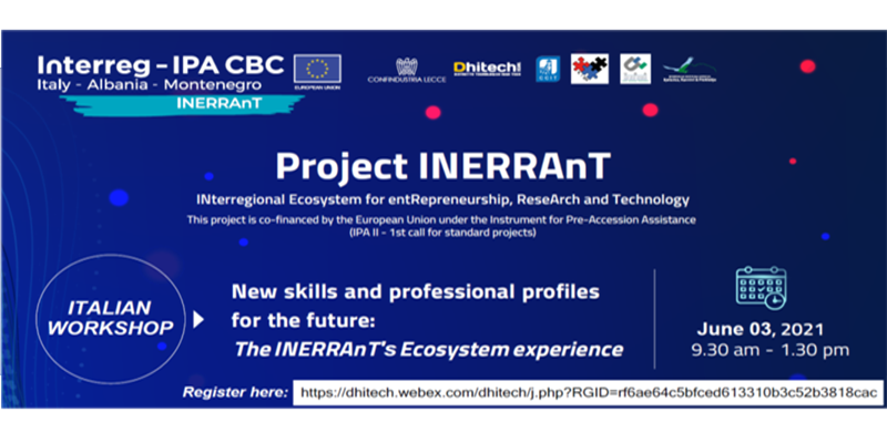 New skills and professional profiles for the future: The INERRAnT’s Ecosystem experience